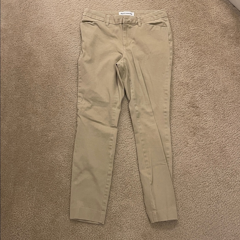 Amazon Essentials Women's Tan Skinny Pants